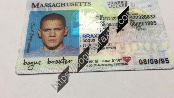 Massachusetts Scannable fake id