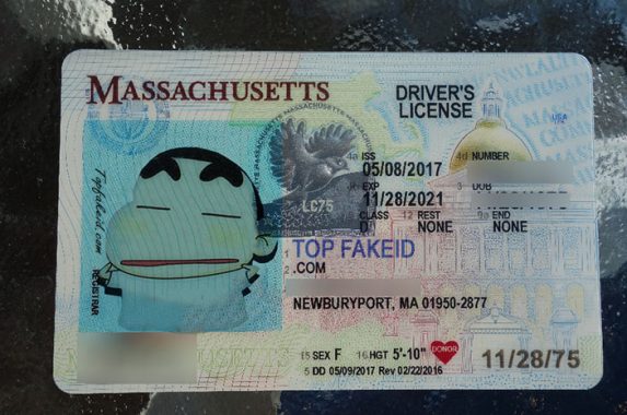 Massachusetts Scannable fake id