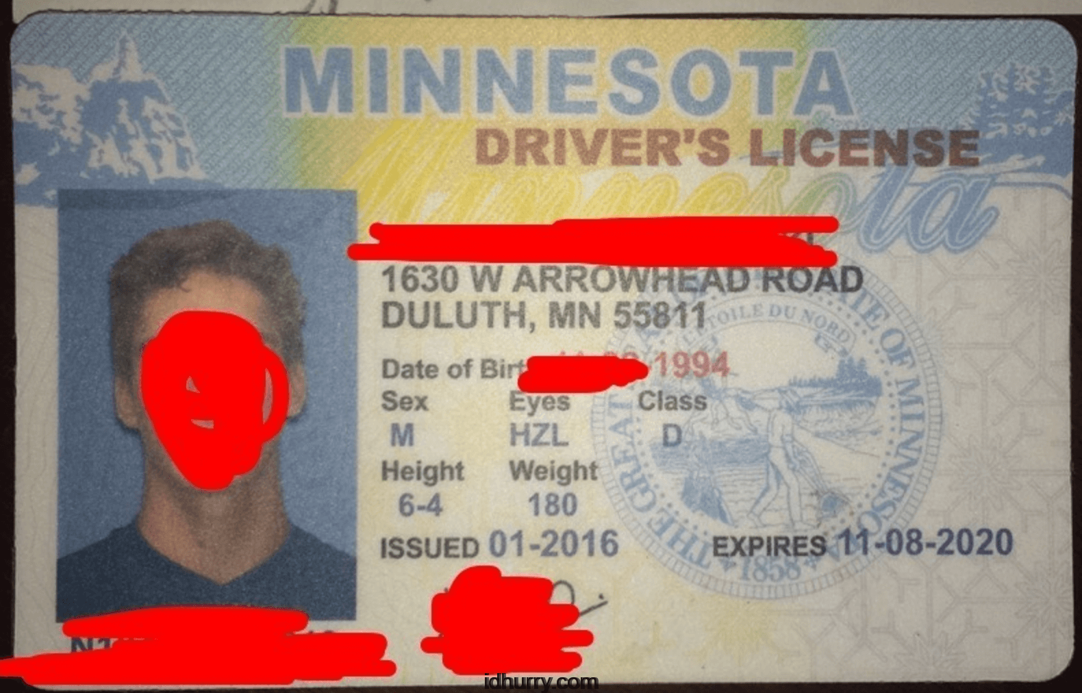 Minnesota Fake Id Templates