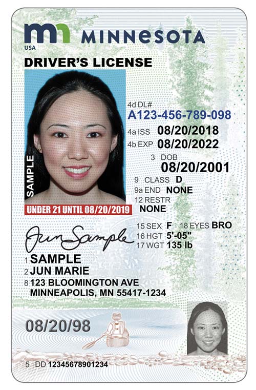 Minnesota Scannable fake id