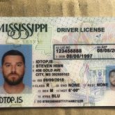 Mississippi Scannable fake id