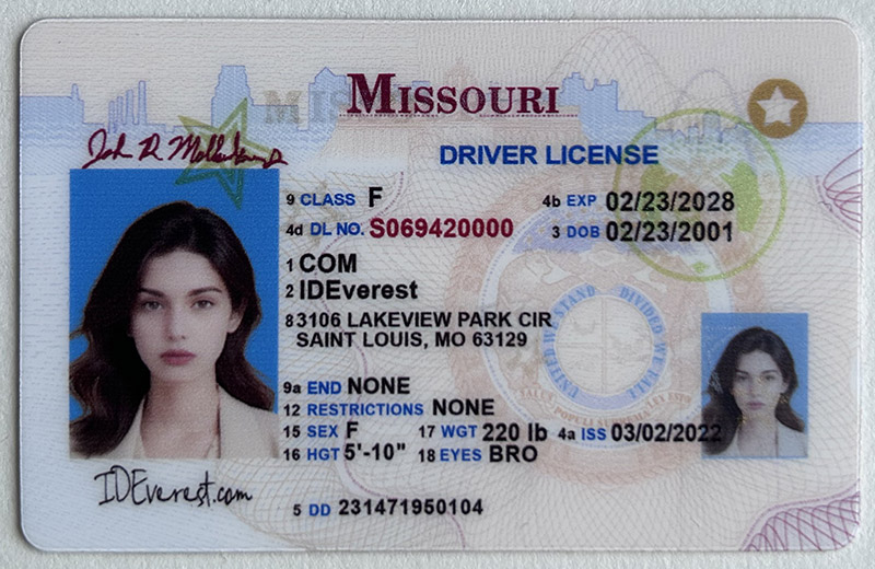 missouri fake id