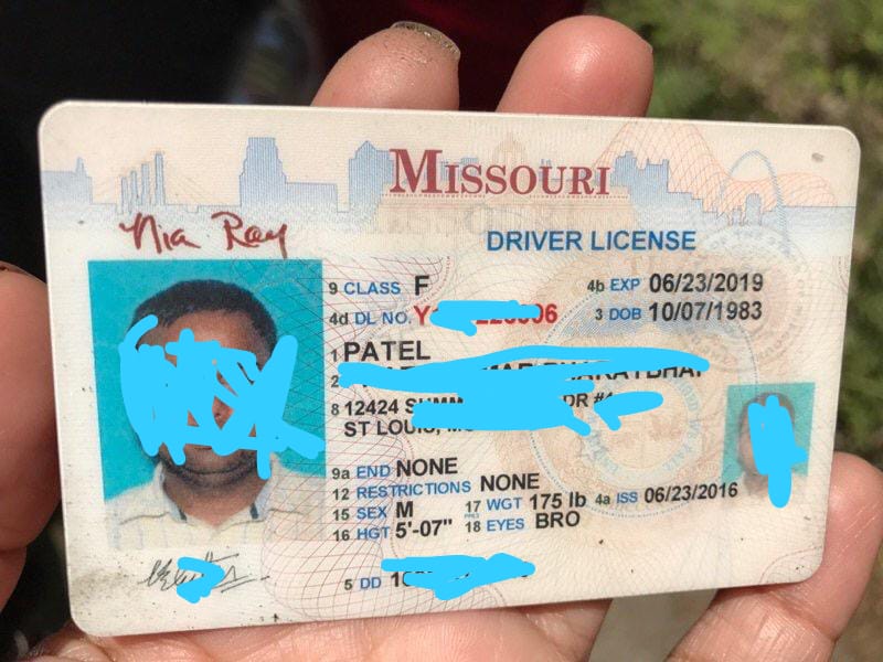 missouri fake id