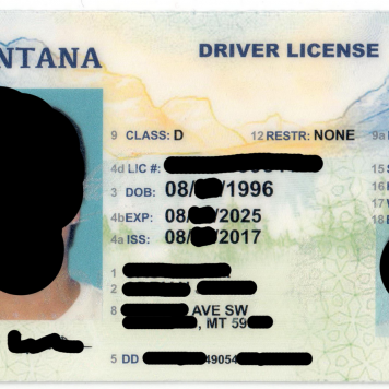 Montana Scannable fake id