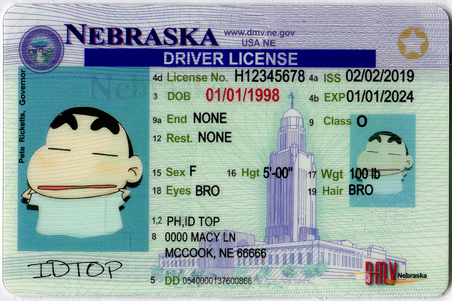 Nebraska fake id