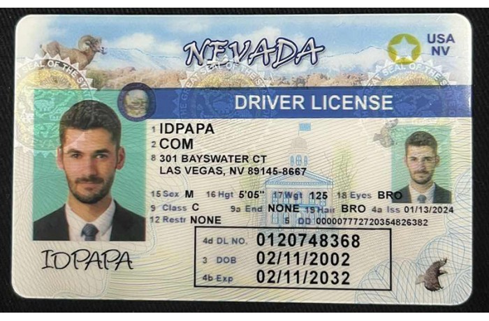 nevada fake id