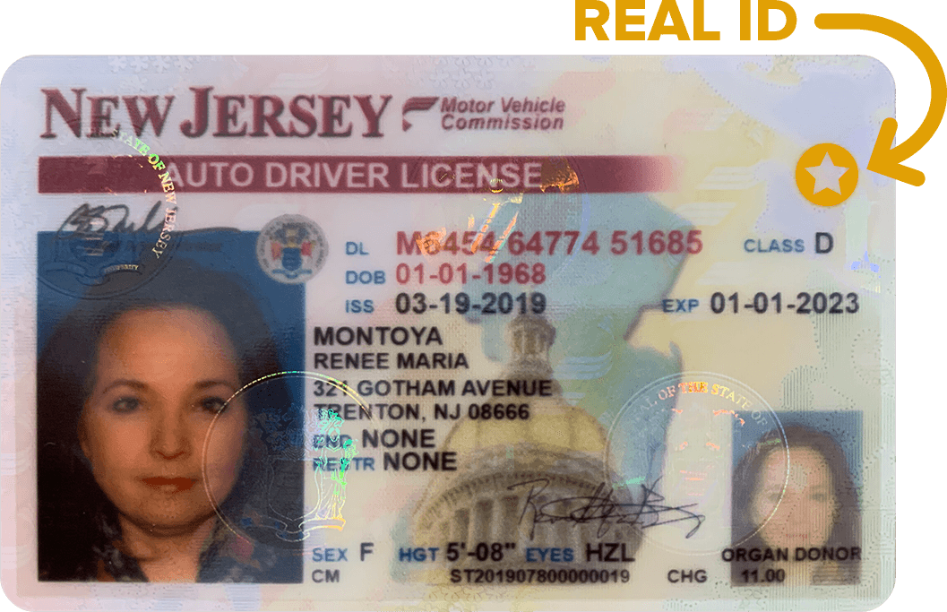 New Jersey Fake Id Front And Back