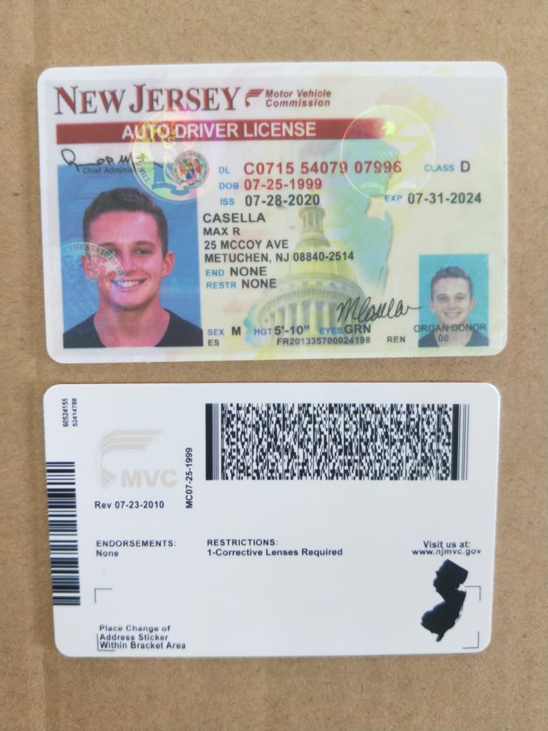 New Jersey Fake Id Website