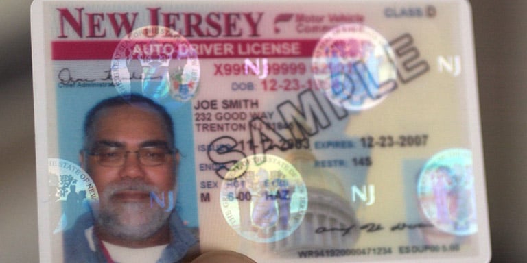 New Jersey fake id