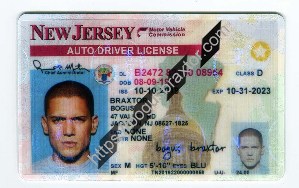 new jersey fake id