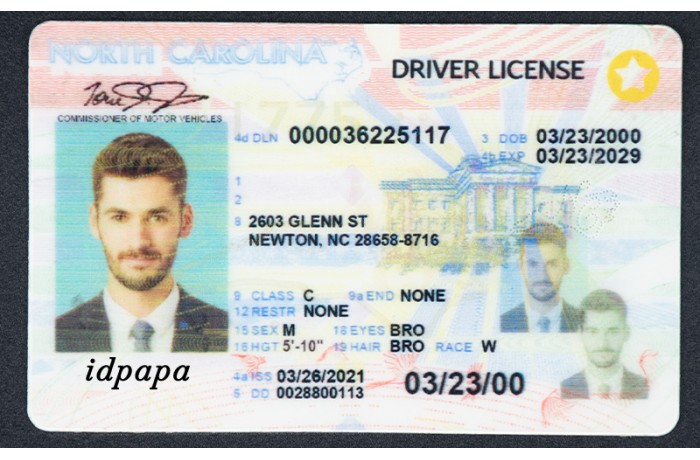 North Carolina Fake Id Templates