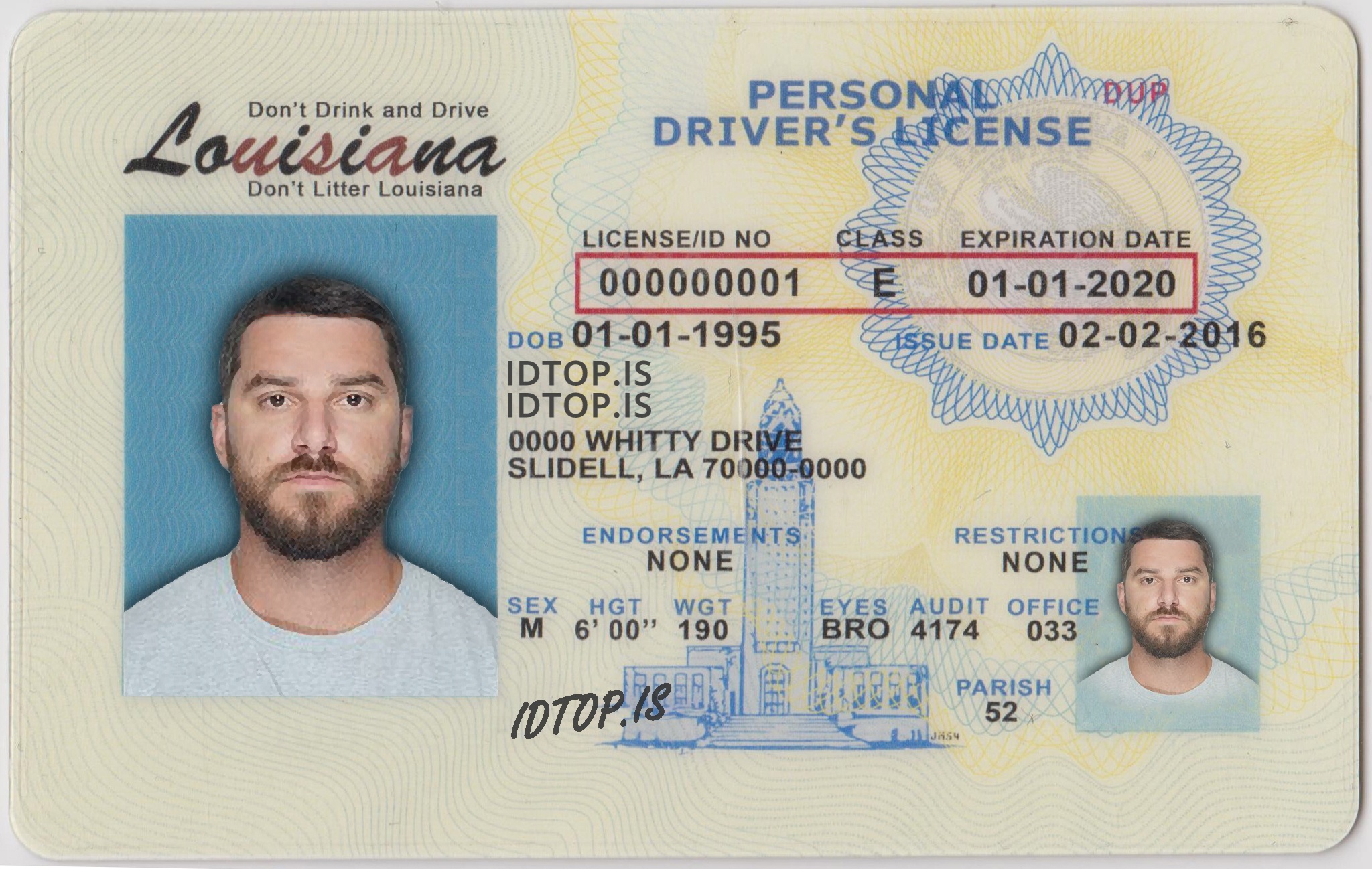 Order Louisiana Fake Id