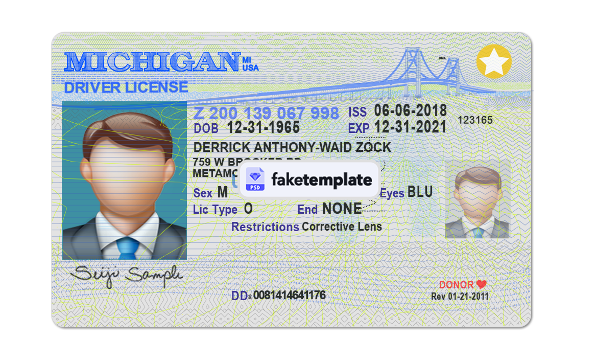 Order Michigan Fake Id