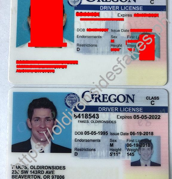 oregon fake id