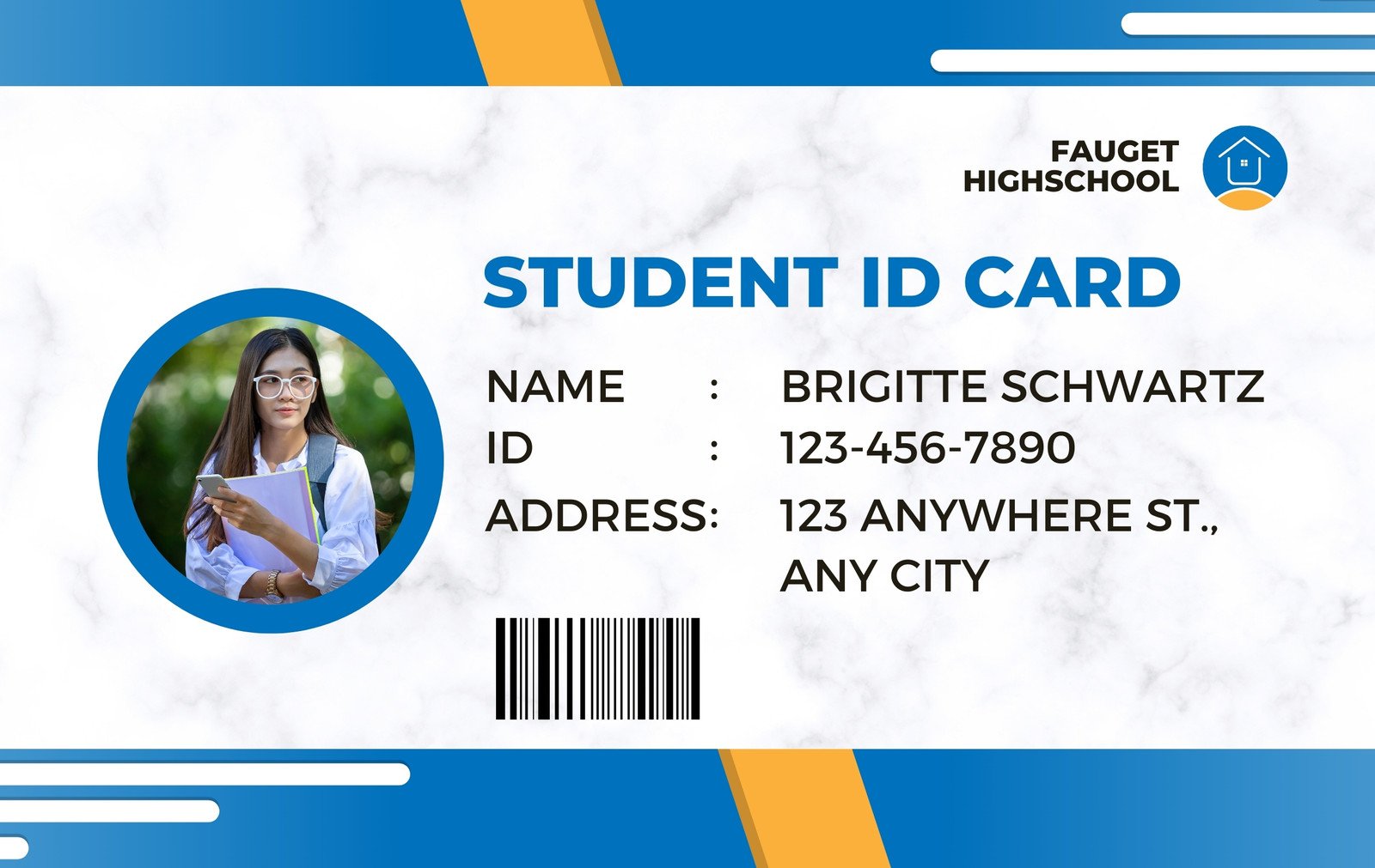 student fake id