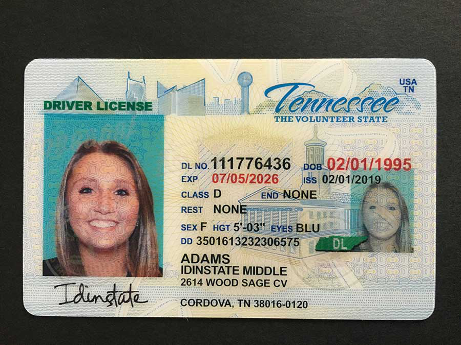 Tennessee fake id