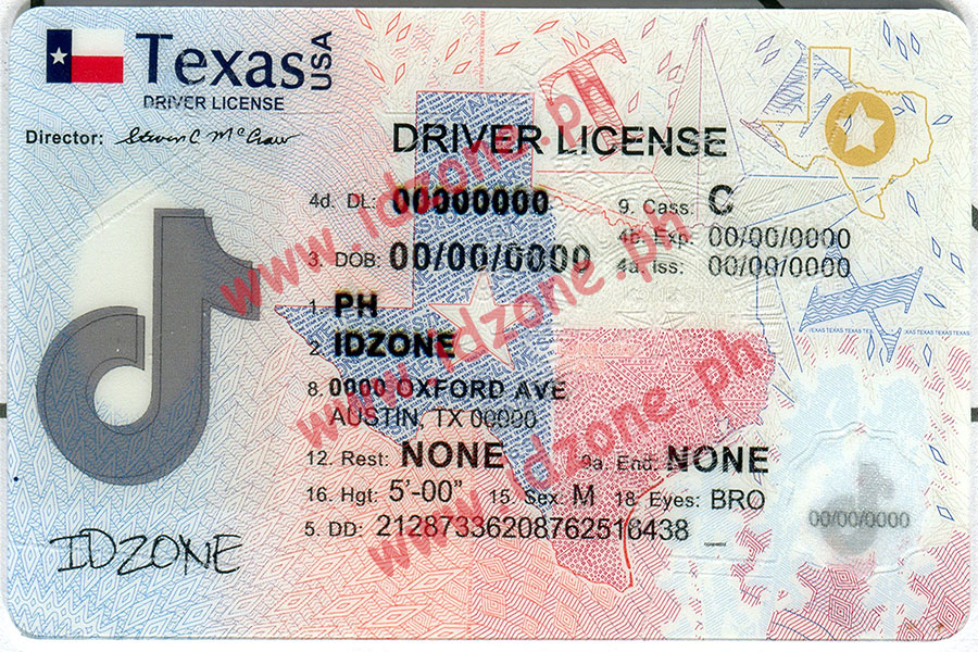 Texas Scannable fake id