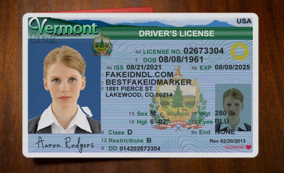 Vermont fake id