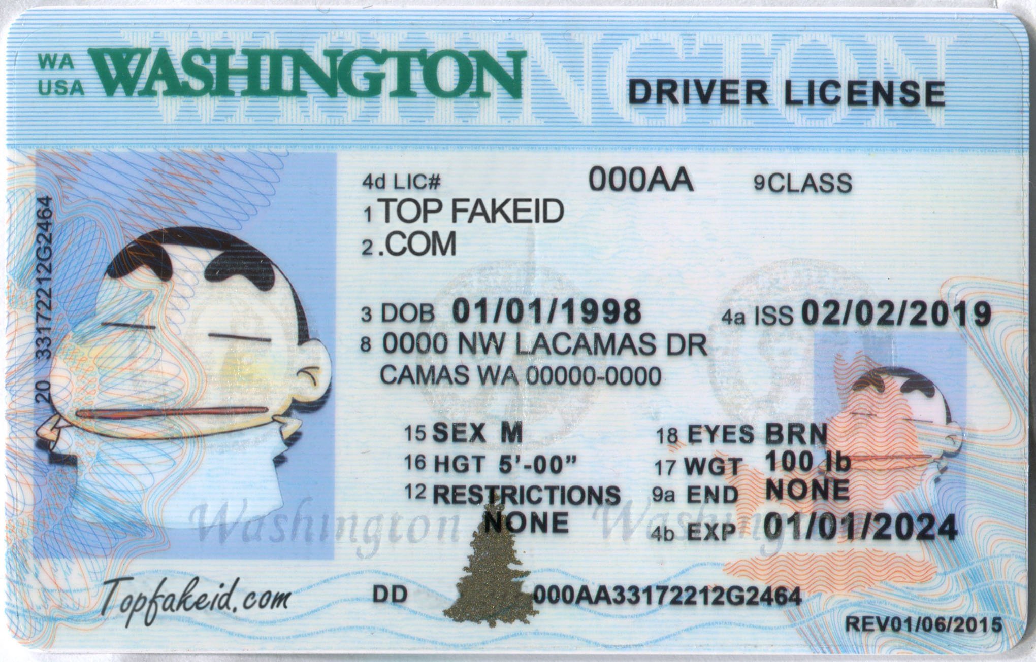 Washington fake id