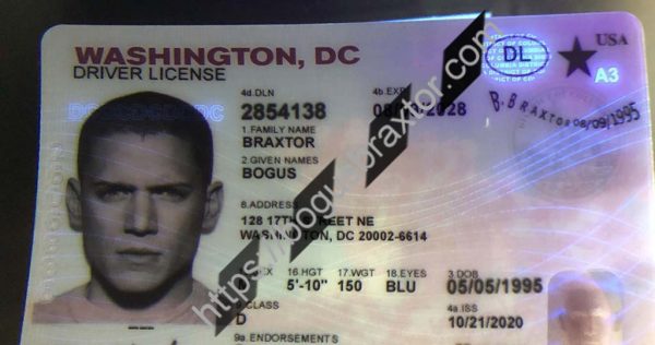 Washington Scannable fake id