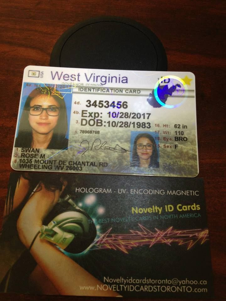 West Virginia fake id