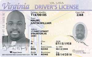 West Virginia Scannable fake id