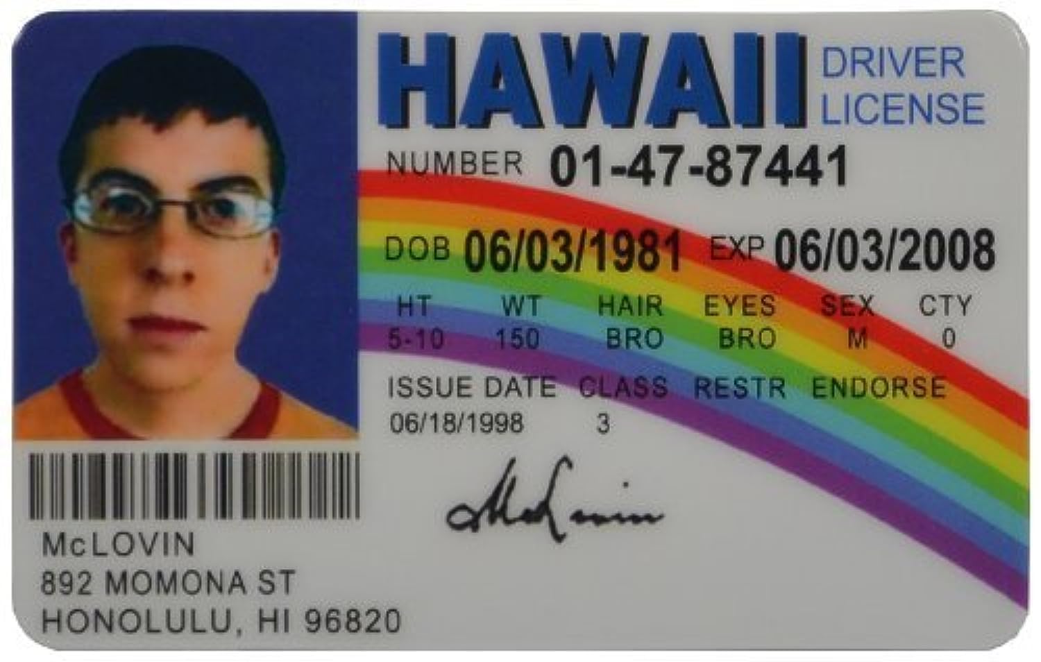 what is the iss date on a fake id