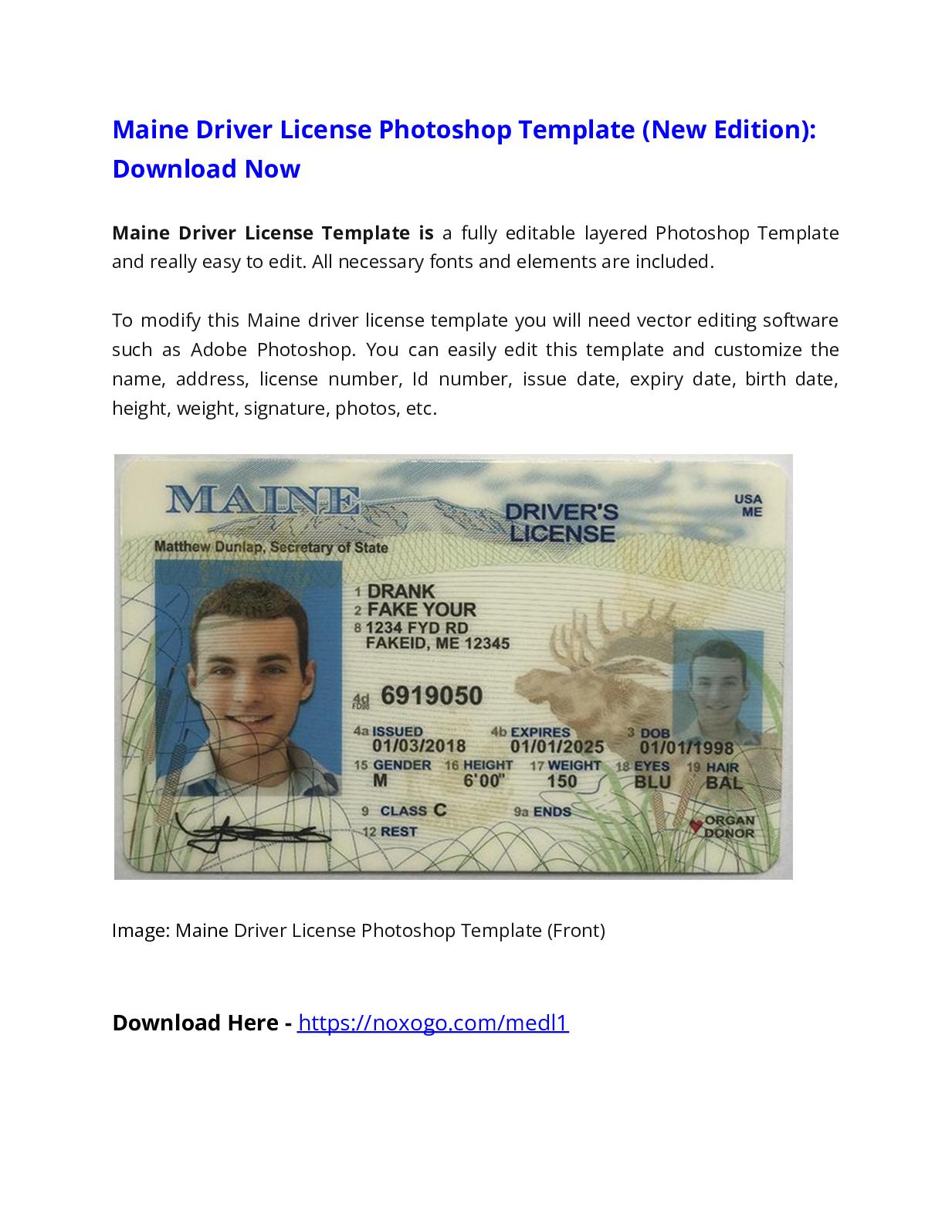 Where To Buy A Maine Fake Id