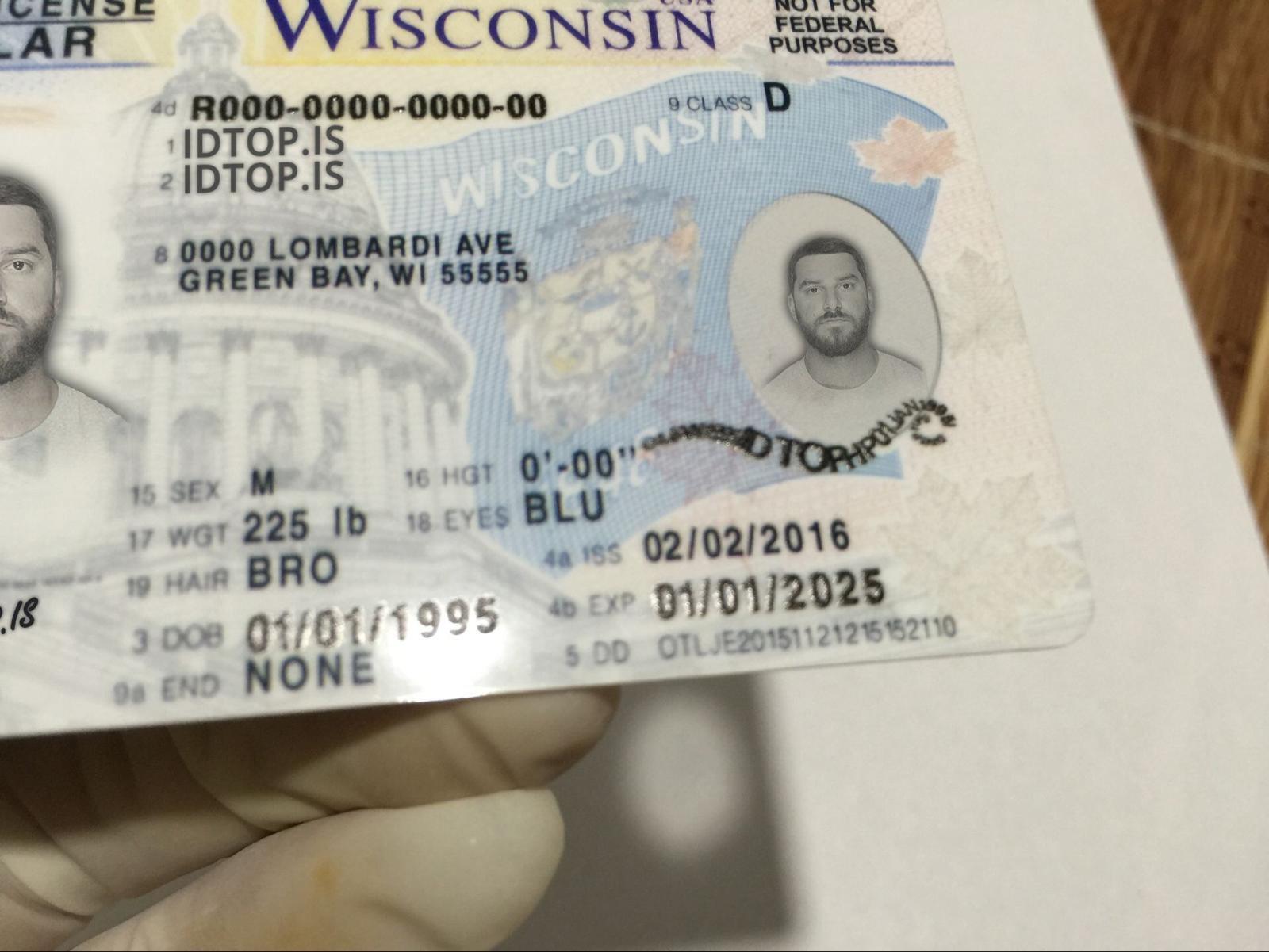 wisconsin fake id