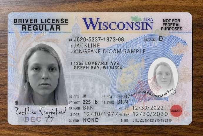 wisconsin fake id