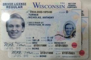 Wisconsin Scannable fake id